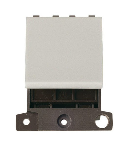 Minigrid Plastic 250v 32A DP Switch Module - Click White - SE Home