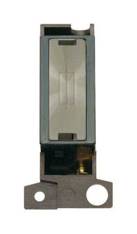 Minigrid Ingot 13A Fused Ingot Fcu Module - - Black brushed Stainless Steel - SE Home