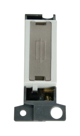Minigrid Ingot 13A Fused Ingot Fcu Module - - White stainless Steel - SE Home