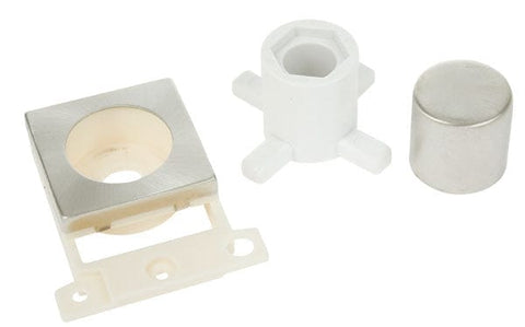 Minigrid Ingot Dimmer Module Mounting Kit - Brushed Stainless Steel - SE Home