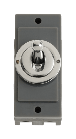 Minigrid 1 Gang Intermediate Toggle Switch - Polished Chrome - SE Home
