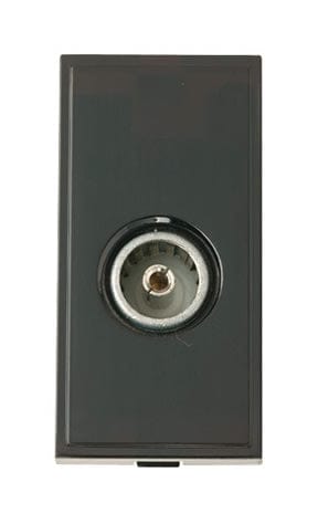 Single Female Coaxial - Black - SE Home