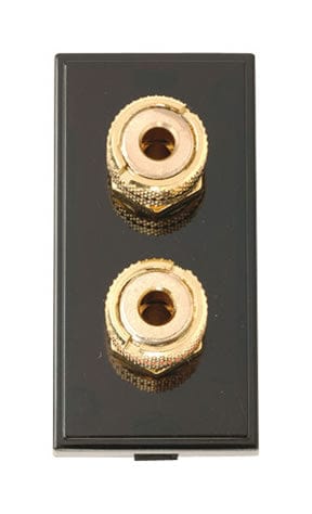 Loudspeaker Outlet X 2 - Black - SE Home
