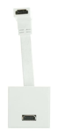 New Media 2 Way HDMI Module & Fly Lead (White)