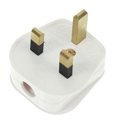 Plugs 13A Resilient Plug Top (13A Fused) Fast Grip White
