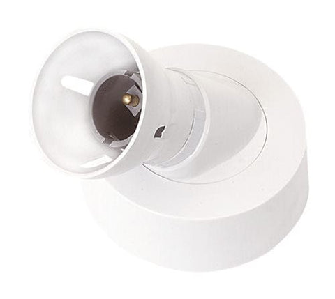 T2 Bc Loop-in Angled Batten Lampholder With H.O. skirt - SE Home