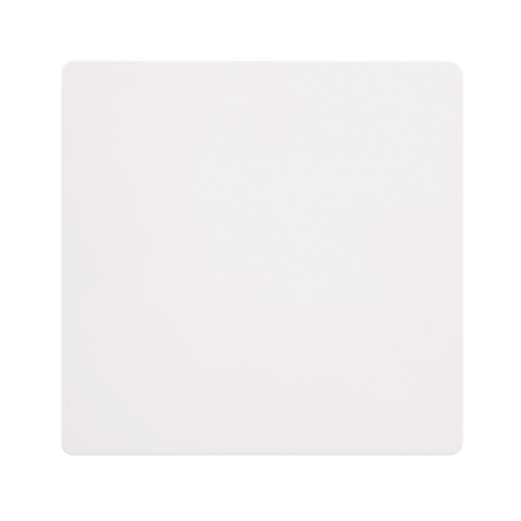 Screwless Plate White Metal 1 Gang Blank Plate - SE Home