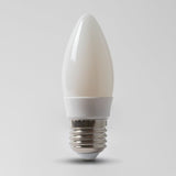 LED Lamps & Bulbs 4w E27 ES 3000K Opal Dimmable LED Candle Bulb