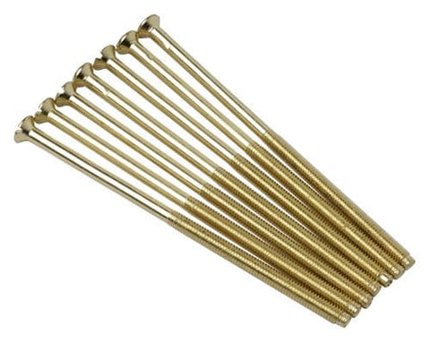 3.5mm Dia. 75mm Long Screws - Brass (bag Of 50) - SE Home
