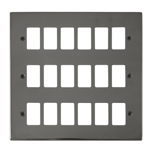 Gridpro 18 Gang Black Nickel Plate - SE Home