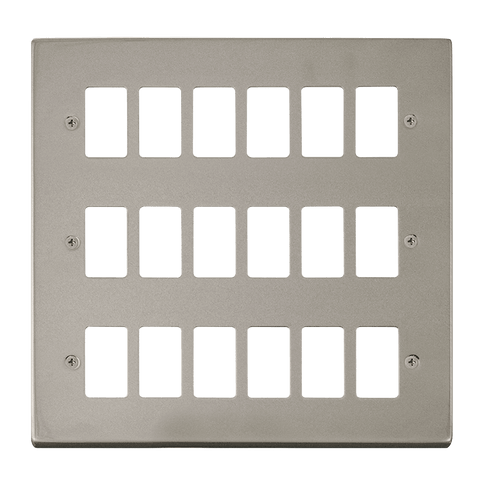 Gridpro 18 Gang Pearl Nickel Plate - SE Home