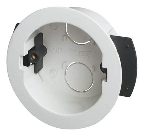 Round Ceiling 34mm Deep Dry Lining Box - SE Home