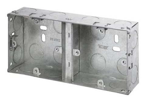 1+1 Dual Accessory Box - 35mm Deep - SE Home