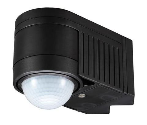 Black Zinc Leda Outdoor 360 Degree PIR Motion Sensor - IP44 - SE Home