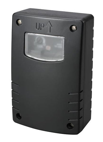 Zinc Thebe Black Dusk till Dawn Photocell Sensor IP44 1000W 240V - SE Home