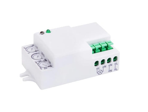 Zinc Thea White Wall - Ceiling Microwave Sensor IP20 1200W 240V - SE Home