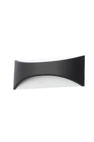 Stroud 12W LED Wall Light - Black - SE Home