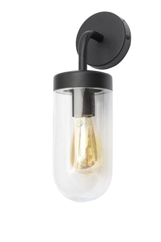 Kew Exterior Wall Lantern Textured Black - SE Home