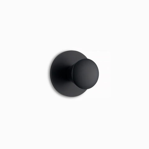 Door Knobs Small Cone Brass Cupboard Door Knob Handle - Black