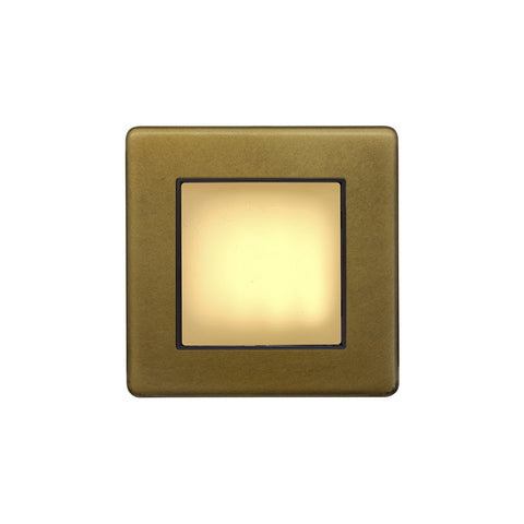 Screwless Old Brass LED Stair Light - Warm White - SE Home