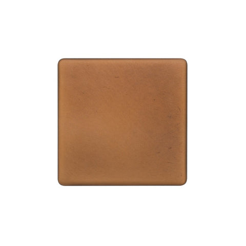 Screwless Antique Copper metal Single Blanking Plate - SE Home