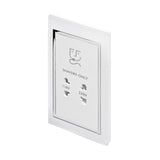Crystal CT Shaver Socket White - SE Home