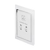 Crystal CT Shaver Socket White