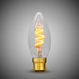 3W CANDLE C35 Dim to warm B22 Clear LED Bulb - SE Home