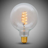 7W Globe G125 Dim to warm E27 Clear LED Bulb - SE Home