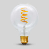 7W Globe G95 Dim to warm E27 Clear LED Bulb - SE Home