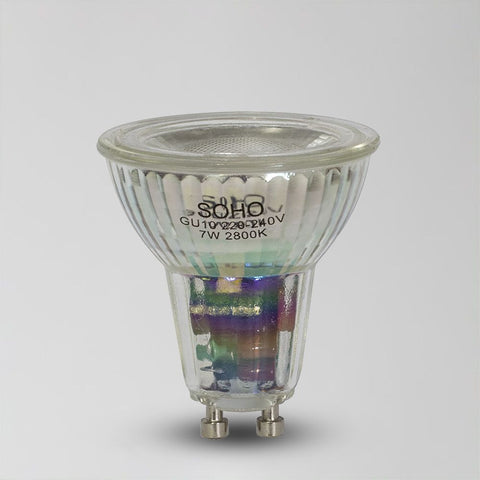 7w GU10 2800K Warm White Dimmable LED Bulb - High CRI