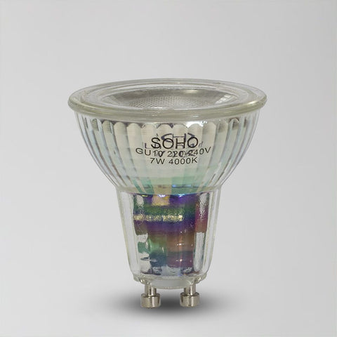 7w GU10 4000K Cool White Dimmable LED Bulb - High CRI - SE Home