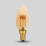 3W E14 C35 Candle Light Bulb 1800K Vintage Filament High CRI Dimmable
