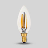 4W E14 C35 Candle Light Bulb 2700K Standard Straight Filament High CRI Dimmable