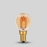 3W E14 P45 Golfball Light Bulb 1800K Vintage Filament High CRI Dimmable
