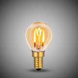 3W E14 P45 Golfball Light Bulb 1800K Vintage Filament High CRI Dimmable
