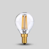 4W E14 P45 Golfball Light Bulb 2700K Standard Straight Filament High CRI Dimmable