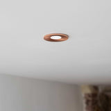 Brushed Copper CCT Dim To Warm Fire Rated LED Dimmable 10W IP65 Downlight - SE Home