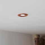 Satin Rose Gold CCT Dim To Warm Fire Rated LED Dimmable 10W IP65 Downlight - SE Home