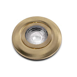 Brushed Brass Adjustable Tiltable 4k Fire Rated LED 6W IP44 Dimmable Downlight