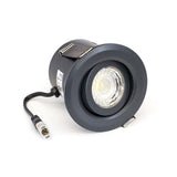 Anthracite Tiltable Adjustable 4K Fire Rated LED 6W IP44 Dimmable Downlight - SE Home