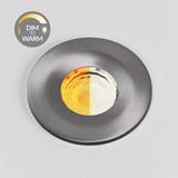 Pewter CCT Dim To Warm Fire Rated LED Dimmable 10W IP65 Downlight - SE Home