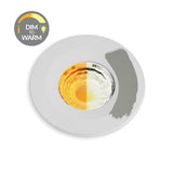 Primed Paintable CCT Dim To Warm Fire Rated LED Dimmable 10W IP65 Downlight - SE Home