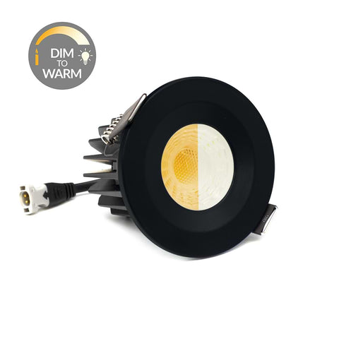 Squid Ink Blue CCT Dim To Warm Fire Rated LED Dimmable 10W IP65 Downlight - SE Home