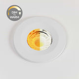White CCT Dim To Warm Fire Rated LED Dimmable 10W IP65 Downlight - SE Home