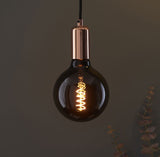 4W E27 Spiral LED Light Bulb 3000k Smoked Filament