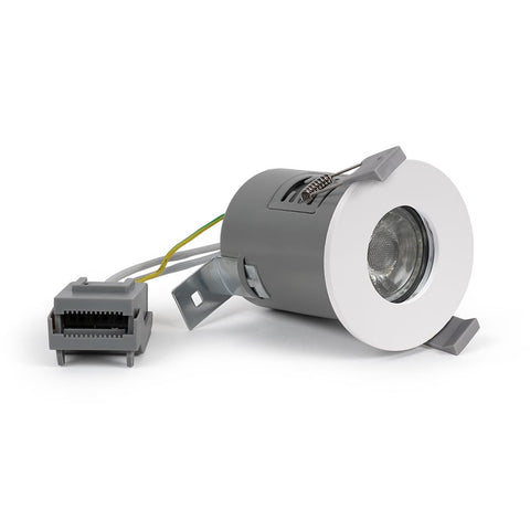 White GU10 Fire Rated IP65 Downlight