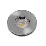 Brushed Chrome GU10 Fire Rated IP65 Downlight