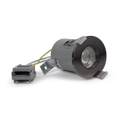 Black Nickel GU10 Fire Rated IP65 Downlight