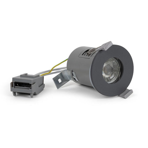 Graphite Grey GU10 Fire Rated IP65 Downlight